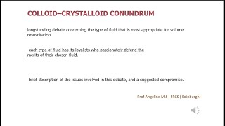 Colloids vs Crystalloids NEET PG [upl. by Aynwat77]