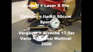 Piaggio Zip SSL 25 Tuning Story PART 1 [upl. by Ilohcin]