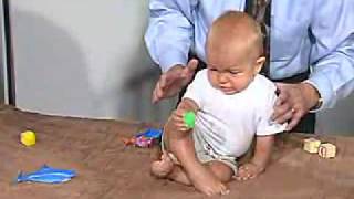 PediatricNeuro Exam 6 month Postural Reflexes  Lateral Propping [upl. by Somerset]