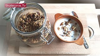 Domowa granola na śniadanie i do chrupania  SkutecznieTv HD [upl. by Michail]