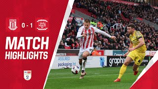 Highlights  Stoke City 01 Preston North End [upl. by Aruasor49]