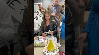 Soldier surprise proposes to girlfriend in her birthday 🥹 [upl. by Htebaile]