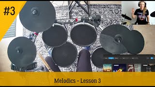 AnnasDrums  Melodics drums lesson 3 [upl. by Akeemahs]