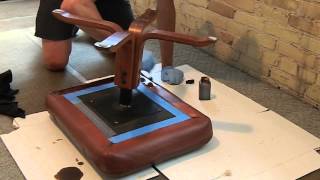 Redyeing Your Leather Furniture [upl. by Hayse]