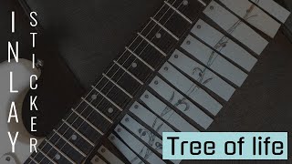 Tree Of Life Inlay Stickers by fretlook Solo Guitar Session on a Strat [upl. by Annaoy]