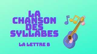 La chanson des syllabes avec la lettre b [upl. by Ecnerolf]