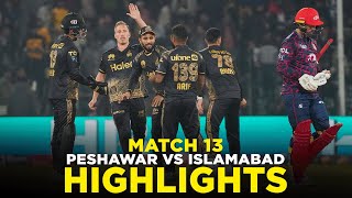 Full Highlights  Peshawar Zalmi vs Islamabad United  Match 13  HBL PSL 9  M2A1A [upl. by Ekud66]