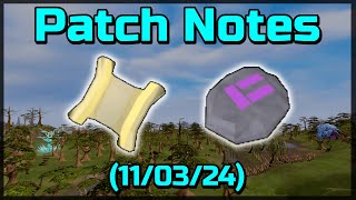 Patch Notes RotS amp Clues 110324 [upl. by Fenwick]