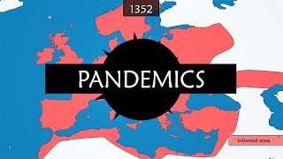 Major epidemics and pandemics  Summary on a Map [upl. by Norre]