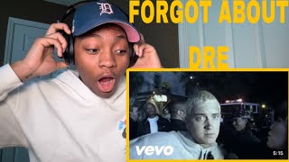 FIRST TIME HEARING Eminem Dr Dre  Forgot About Dre Explicit REACTION [upl. by Audwen380]