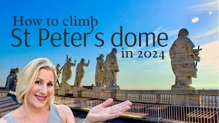 Lets Climb the Dome of St Peters Basilica Step by step  literally [upl. by Ecniv358]