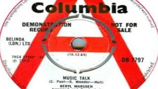 Beryl Marsden Music Talk 1965 [upl. by Claire]