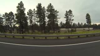 I40 East I17 amp SR 89A South to Fort Tuthill County Park Flagstaff AZ 6 Aug 15 GP138841 [upl. by Neersin]