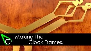 Clockmaking  How To Make A Clock In The Home Machine Shop  Part 1  Making The Clock Frames [upl. by Hooge]