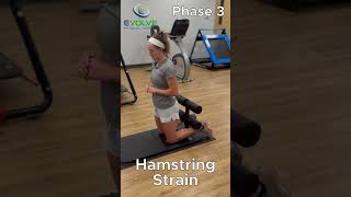 Advanced Hamstring Strain Rehab with a Collegiate Heptathlete Nordic Hamstring Curl [upl. by Anma339]