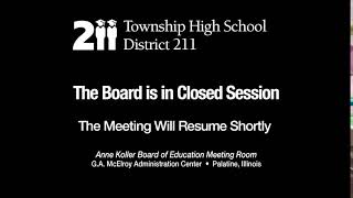 Township High School District 211 Special Board of Education Meeting September 25 2024 [upl. by Aristotle]