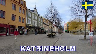 Katrineholm  Virtual Walking Tour in 4K  April 2023  Sweden [upl. by Belter]