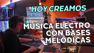 Hoy hacemos Música Electro con bases MelódicasMaschine Atom sq [upl. by Eserehc]