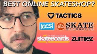 What is the Best Online Skate Shop Zumiez Tactics CCS Skate Warehouse Review [upl. by Felicidad]