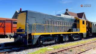 🇳🇱 Cab Ride 1957 NS 2200 Diesel Power Stadskanaal  Veendam Museumspoorlijn STAR 1992021 [upl. by Lavena]