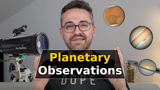 The right equipment for visual planetary observations [upl. by Noteek147]