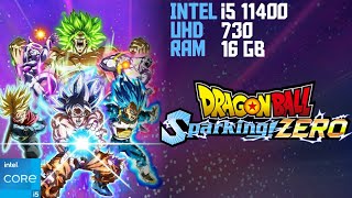 DRAGON BALL Sparking ZERO tested on low end pc  Intel i5 11400 uhd 730 Graphics 16GB Ram [upl. by Marla]