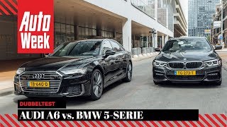 Audi A6 vs BMW 5serie  AutoWeek Dubbeltest  English subtitles [upl. by Werdma]