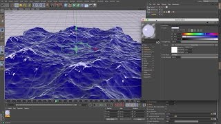 Cinema 4D Tutorial  How to Create Realistic Waves Using HOT4D [upl. by Aram]