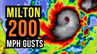 Milton becomes a Super Dangerous Hurricane [upl. by Aphrodite]