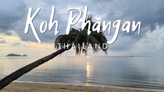 Koh Phangan Island Thailand Drive along Srithanu from Hin Kong beach to Zen beach Part 2 [upl. by Farlee144]