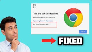 FIXED ERRADDRESSUNREACHABLE error in Chrome  2024 [upl. by Lazare]