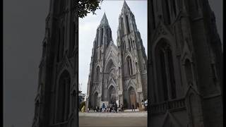 Famous Church in Mysore St Philomenas Cathedral Church church viral [upl. by Yelkao861]