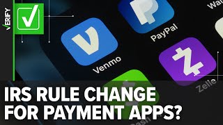 IRS changed 2024 tax reporting rules for payment apps like CashApp and Venmo [upl. by Llennej]