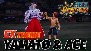 6⭐️ Boost 2 EX Ace amp YamatoBroken Attacker Gameplay  One Piece Bounty Rush [upl. by Erastes]