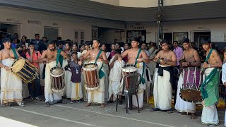 Chenda Melam at THARANGAM 2K24  Onam Celebration  Chinmaya Vidyalaya Kunnumpuram [upl. by Yeslah716]