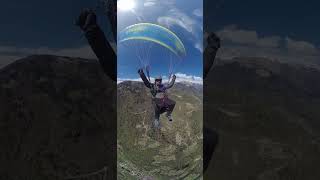 Manovre basiche controllo parapendio in volo  Scuola Parapendio Feltre Monte Avena Belluno Veneto [upl. by Annailuj]