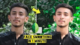 Snapseed Smooth face in 1 Minute  Skin smoothing  Portrait Effect  snapseed edit [upl. by Arehc974]