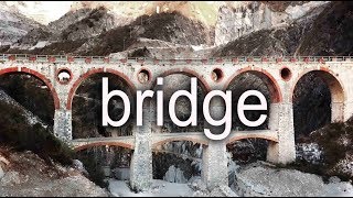 A bridge in the Carrara marble quarries Italy [upl. by Rebmac]