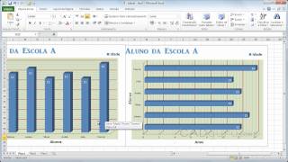 Aula 52 Identificando os elementos da área do Gráfico  Curso Gratuito Excel 2010  CADguru [upl. by Faunia]