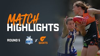 AFLW Highlights R5 v North Melbourne [upl. by Ylenaj]