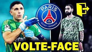 LE PSG VA LACHER DONNARUMMA POUR SIGNER UN GARDIEN DE CLASSE MONDIALE  MARTINEZ FORT  ACTU FOOT [upl. by Babbie844]