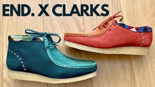 Wallabees Clarks x END Artisan BOTH PAIRS Review  ON FOOT 👏🏾 clarks wallabee onfeet [upl. by Augustin]