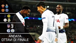 OTTAVI DI FINALE CHAMPIONS LEAGUE 201819  Tutti i Gol  ANDATA [upl. by Tolley]