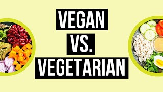 Vegan vs Vegetarian Diet The Difference [upl. by Lazaruk976]