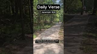 1 Verse 1 Minute Jeremiah 186 daily bible verseoftheday spiritualgrowth jeremiah shorts [upl. by Eatnahs111]