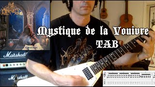 Mystique de la Vouivre  Darkenhöld Guitar Riffs  TAB [upl. by Aneerb68]