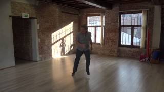 Lindy hop  triple steps exercices with music [upl. by Naitsyrk]