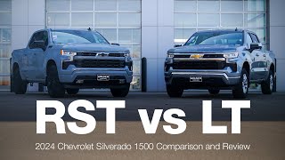 2024 Chevrolet Silverado 1500 Model Comparison  RST vs LT [upl. by Nnylatsyrc]