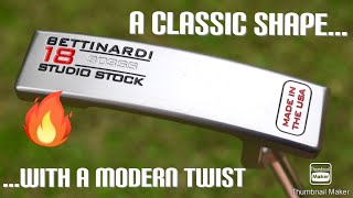 BETTINARDI Studio Stock 18 Putter Review  CAPTO Putting Analysis [upl. by Peggir33]