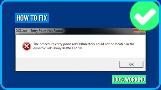 How to Fix Entry Point Not Found the Dynamic Link Library Kernel32dll Error in Windows 7 [upl. by Cliffes255]